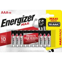 Energizer Max AAA batterij (potlood) Alkaline 1.5 V 10 stuk(s)