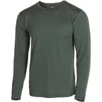 Ivanhoe - Underwool Merino Male L/S - Merinoshirt L, olijfgroen