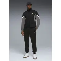 Puma Trainingspak 'ESS' grijs / zwart / wit