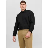 Jack & Jones Casual Overhemd Plus Size EU5XL US3XL Zwart