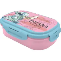 K-KIDS ''Ohana'' Lunchbox / broodtrommel / brooddoos met bestek - vorklepel - Magical - PP - Lunchtrommel - School