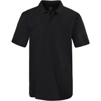 JP 1880 Regular Fit Polo shirt Korte mouw zwart