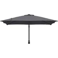 vidaXL Tuinparasol Zand 248,5 x 247,5 x 160 cm Polyester en Staal