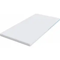 vidaXL Matras Topper 90 x 190 cm dik Jacquard stof Wit