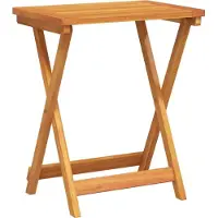 Syfax Tuintafel inklapbaar 50x36x60 cm massief acaciahout