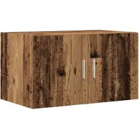 vidaXL Opbergkast 2 st Oudhout 70 x 42,5 x 185 cm