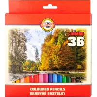 Koh-I-Noor Omega Jumbo Potloden 36 kleuren (377955) (36 kleuren)