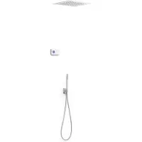 Tres electronische inbouw doucheset met regendouche chroom 09286552