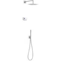 Tres electronische inbouw doucheset met regendouche chroom 09286558