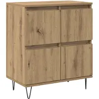 vidaXL Dressoir Artisan Eiken 60 x 35 x 70 cm