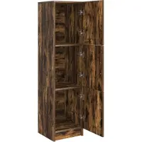 vidaXL Highboard Rook Eiken 31.5 x 32 x 122.5 cm