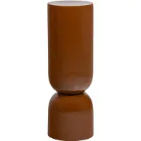 Woood Toval Pot Hoog - Metaal - Hoogglans Honinggeel - 95x32x32