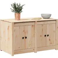 vidaXL Keuken Kast met plank MEPPEL Bruin Eiken 106 x 55 x 64 cm