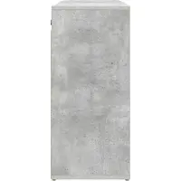 vidaXL Schoenenkast 77,5 x 30 x 67 cm Bewerkt hout Betongrijs
