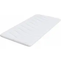 vidaXL Matras Topper Wit 90 x 190 cm Knit Stof