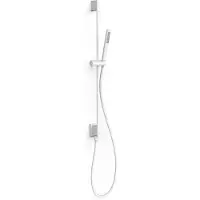 Tres Glijstangset 76 cm met Waterinlaat Handdouche Rond Mat Wit