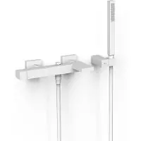 Tres Badmengkraan Slim Exclusive Opbouw Vierkant Mat Wit