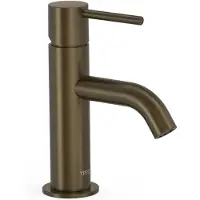 Tres Wastafelmengkraan study exclusive 17,5 cm hendel rond zwart brons