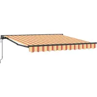 vidaXL Zonnescherm Frame Meerkleurig 350 x 250 cm
