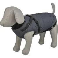 Trixie Hondenjas Pontis Blauw - Geïntegreerd Tuig, Fleece Voering - 30 cm