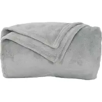 vidaXL Dekentjes 6 st Grijs 130 x 150 cm 3.04 kg Fleece