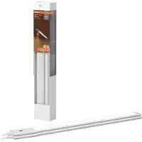 Osram lineaire laagspannings-LED-sensor onderkastverlichting 300 mm in wit, gemaakt van polycarbonaat (PC), 2 stuks, IP20-bescherming, voor plank- en onderkastverlichting