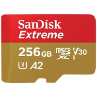 SanDisk Extreme 256 GB MicroSDXC UHS-I Klasse 10