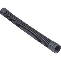OMS Corrugated Hose Tube Zwart 40.5 cm