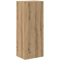 vidaXL TV Wandkast 40,5 x 30 x 102 cm Artisan Eiken Bewerkt hout