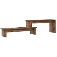 Syfax Tv-meubelset Oud Hout 180 x 30 x 43 cm Bewerkt hout