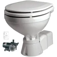Johnson Pump Compact Aqua T Toilet 12v Transparant 40.6 x 43.2 x 48.3 cm
