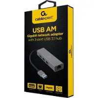Gembird A-AMU3-LAN-01, 2.0/3.2 Gen 1 (3.1 Gen 1), USB Type-A