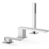 Tres slim badmengkraan voor randset met handdouche chroom 20216103