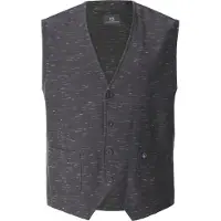 Jan Vanderstorm Comfort Fit Vest grijs, Melange