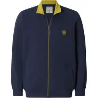 Jan Vanderstorm Comfort Fit Sweatjacket donkerblauw, Veelkleurig
