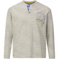Jan Vanderstorm Sweatshirt 'Magnusgren' beige gemêleerd