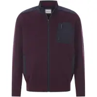 Babista Regular Fit Vest donkerrood, Motief