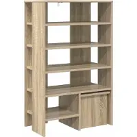 vidaXL Schoenenkast 2 st 62 x 35 x 100 cm Bewerkt hout Sonoma Eiken