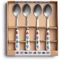 Boerenbont set van 4 theelepels
