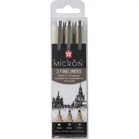 Sakura Pigma Micron Fineliner 3-set Broad