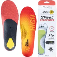 Sidas 3 feet eco winter high neutra inlegzolen geel-multicolour
