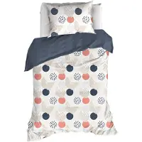 De Witte Lietaer Dekbedovertrek Hermes Lyon Blue Percal-140 x 200 / 220 cm | 1-Persoons
