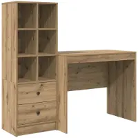 Syfax Bureau Artisan Eiken 135,5 x 50 x 127 cm 2 st
