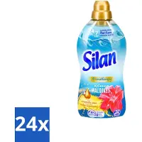 Silan Aromatherapy - Wasverzachter - Relaxing Maldives - Essentiële Oliën en Langdurige Parfum - 48 Wasbeurten - 1.056L - Voordeelverpakking - 24 stuks