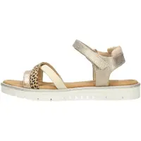 PS Poelman Sandalen beige / goud / zwart