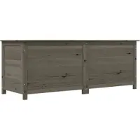 vidaXL Kussenbox 150x50x56 cm massief vurenhout antracietkleurig