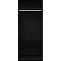 vidaXL Kledingkast Artisan Eiken 80 x 50 x 200 cm Bewerkt hout