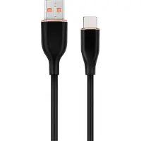 Gembird Premium siliconen USB-type-C laad- en datakabel, 1,5 m, zwart