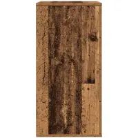 vidaXL Dressoir Oudhout 60 x 39 x 80 cm Bewerkt hout