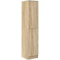 vidaXL Highboard Sonoma Eik 35 x 39 x 168 cm